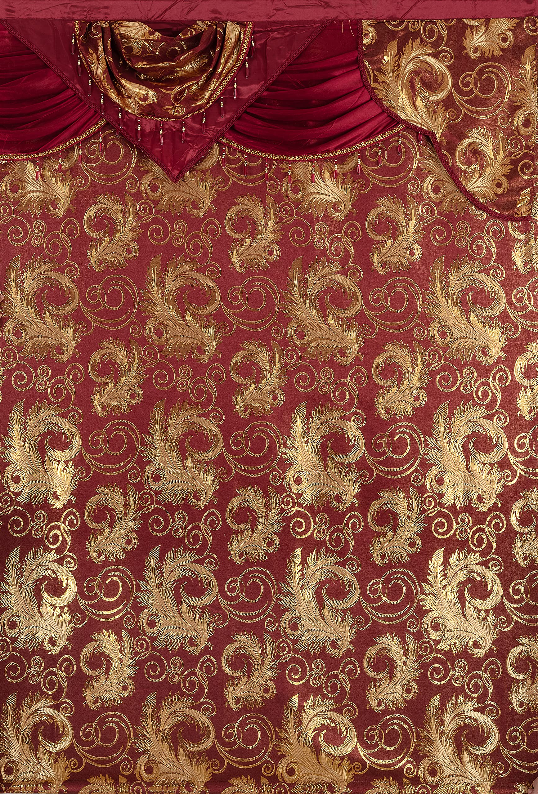 GLORY RUGS Jana bedroom setup creates a luxurious, refined window statement.