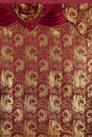 GLORY RUGS Jana bedroom setup creates a luxurious, refined window statement.