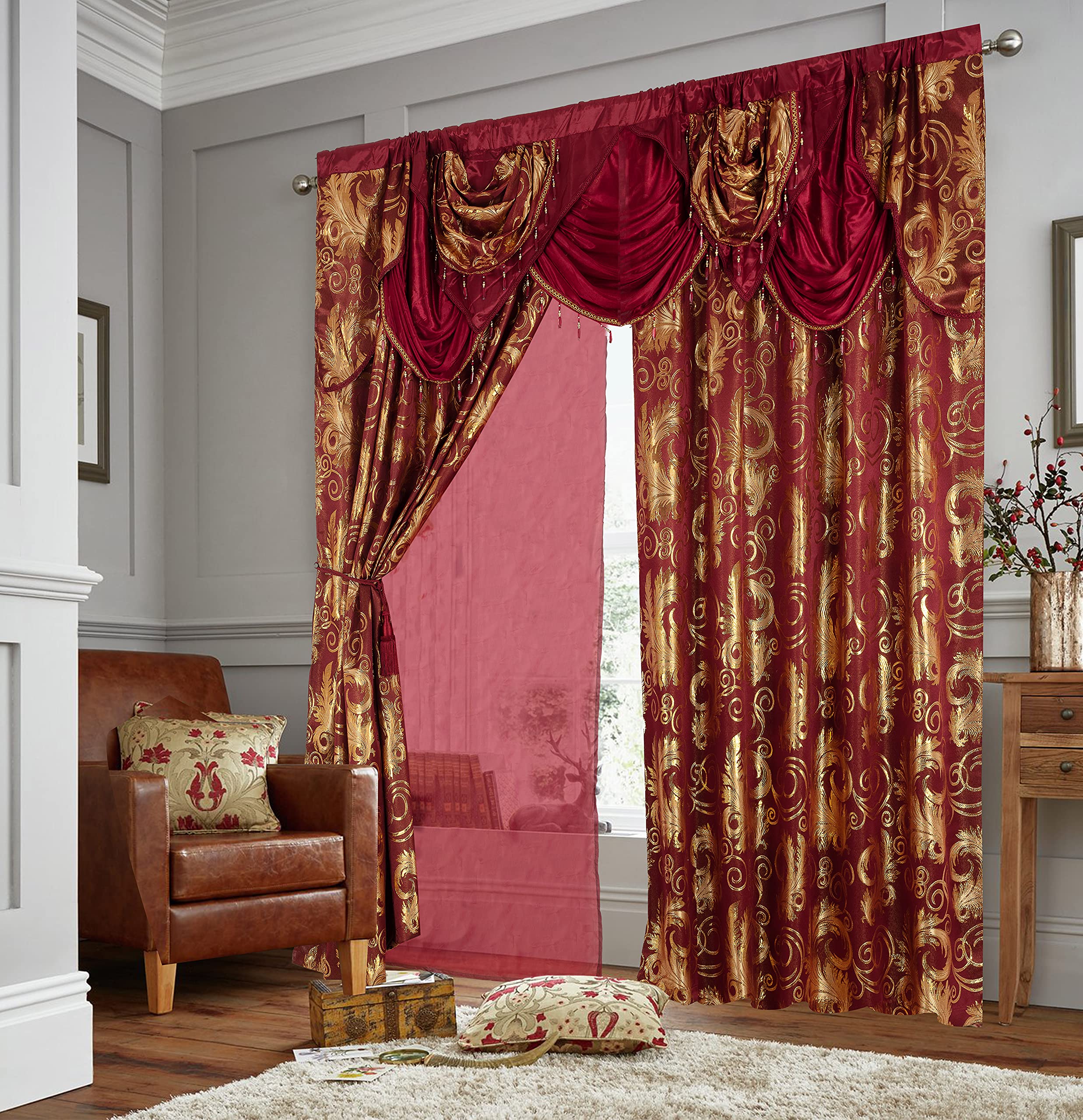 GLORY RUGS Jana closeup jacquard fabric reveals premium weave and depth.
