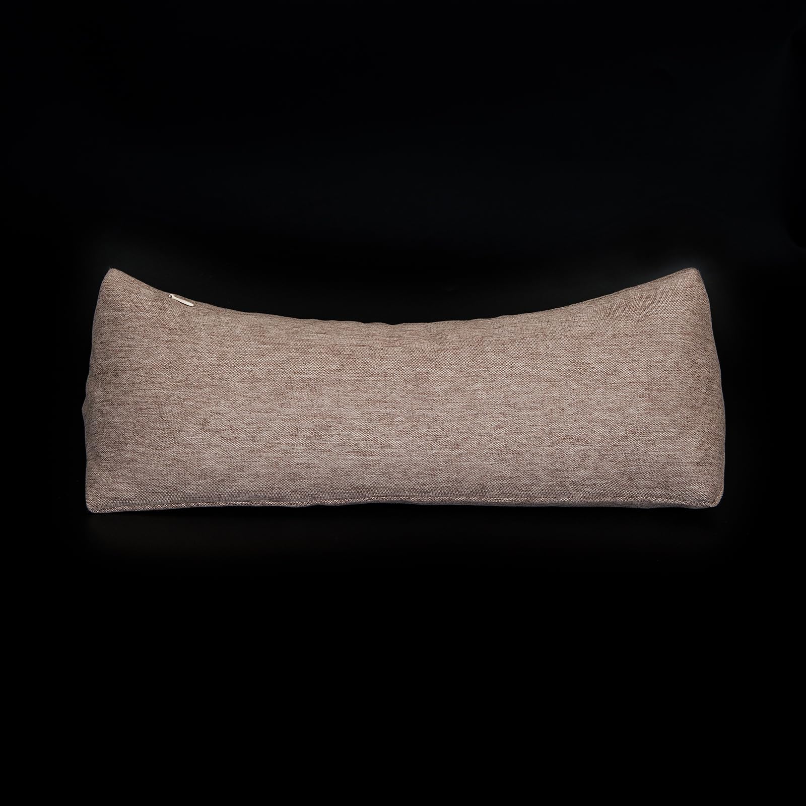GLORY SEASON buckwheat neck pillow cover shows textured, soft fabric for neck comfort