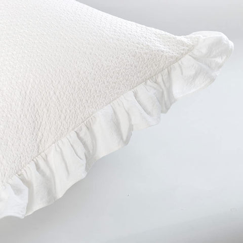 GLORY SEASON two-piece sham set elevates rustic Victorian-inspired decor.
