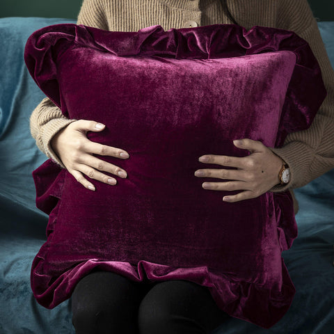 GLORY SEASON hidden zipper pillow case provides easy insert changes