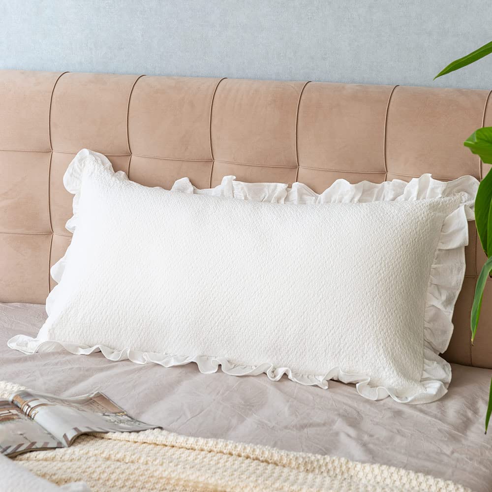 GLORY SEASON heavy dobby cotton fabric ensures durable all-season use.