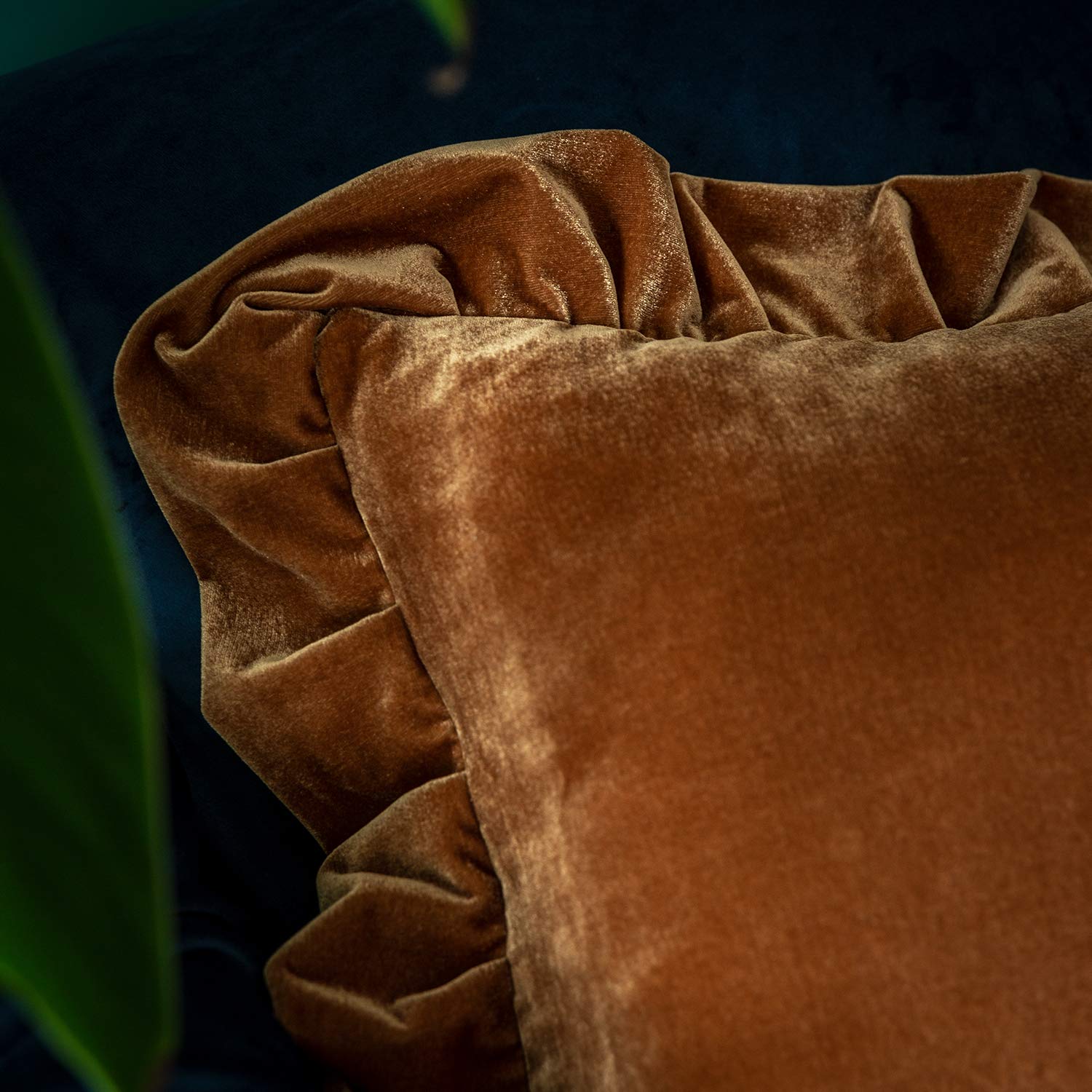 GLORY SEASON 2-pack velvet covers fit standard 18x18 cushions at home