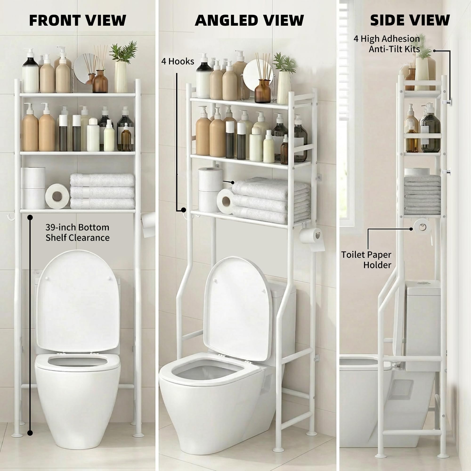 Coating withstands bathroom humidity for lasting durability.