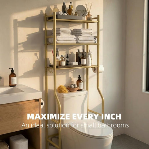 GloTika gold paper holder integrated for easy tissue access