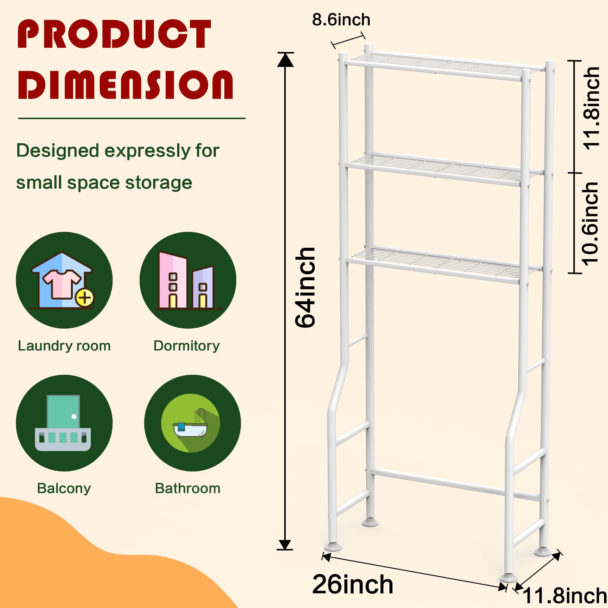 GloTika stable trapezoidal design ensures sturdy placement on uneven surfaces