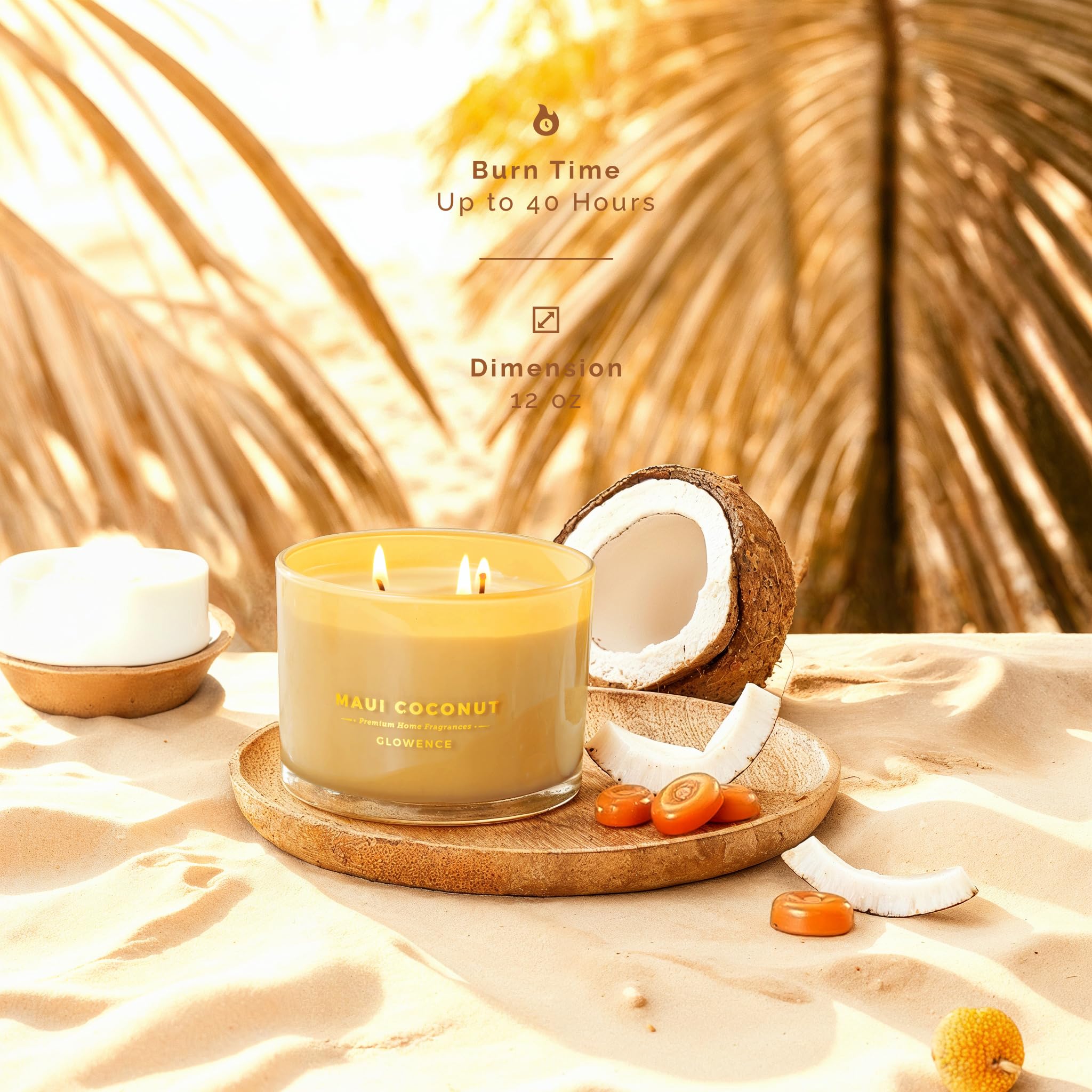 Glowence candle lit glow – warm ambience for evenings and relaxation.