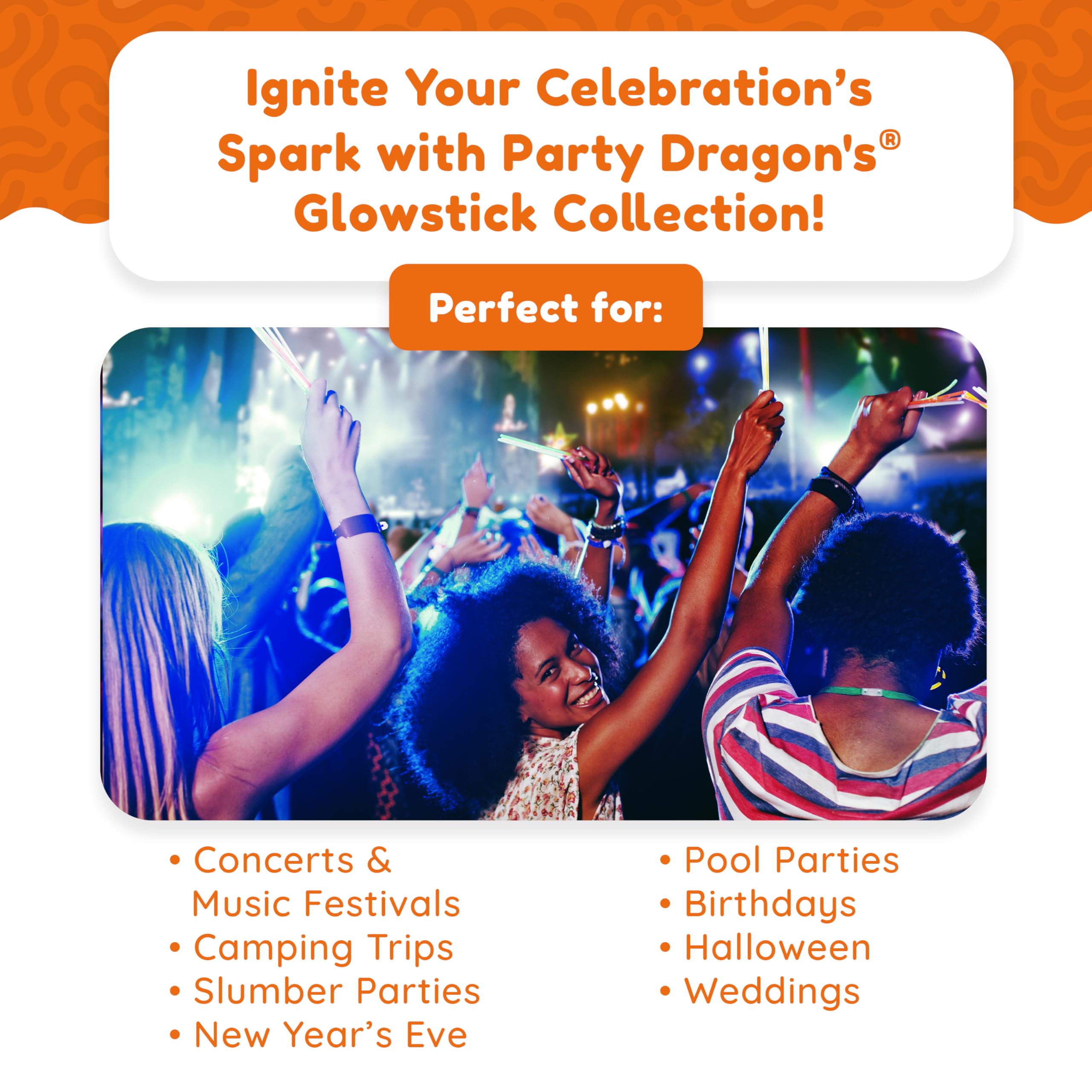 Glow Fever bracelets provide wearables that light up crowds and photos.