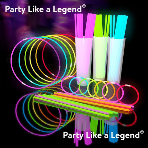 Glow Fever connectors enable quick assembly into bracelets and necklaces.