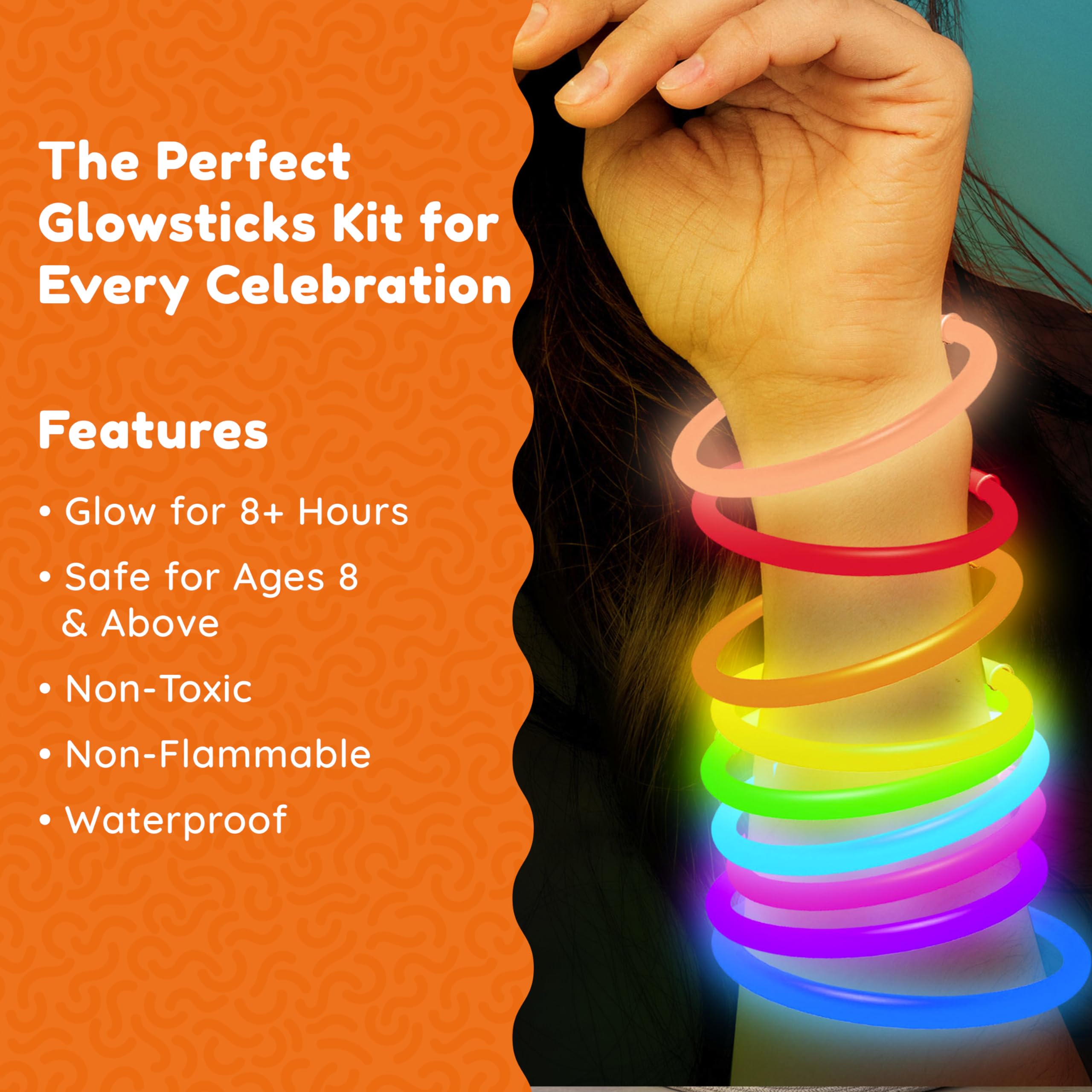 Glow Fever necklaces offer portable lighting for events and selfies.