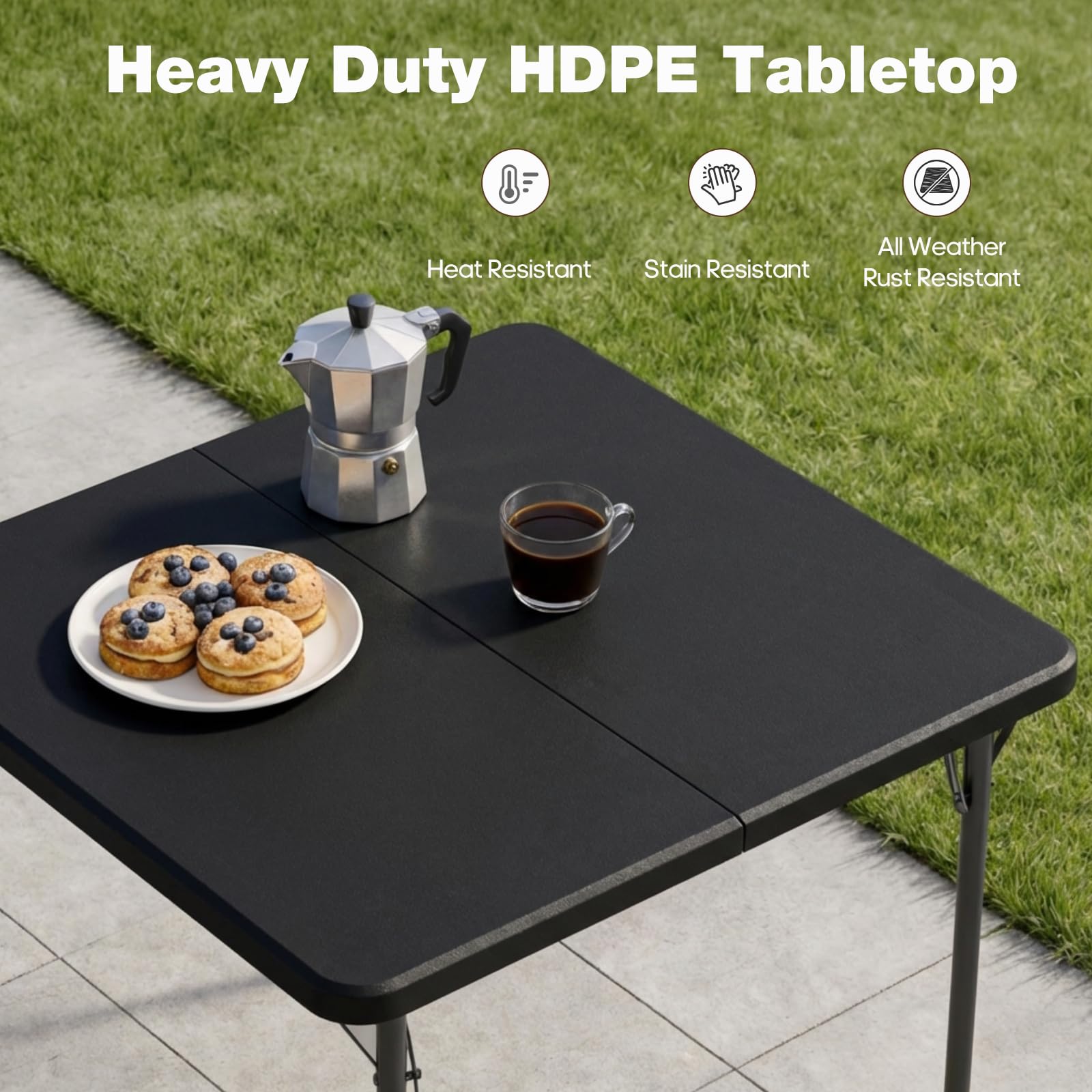 GlowitLian fold-in-half design for compact storage ease.