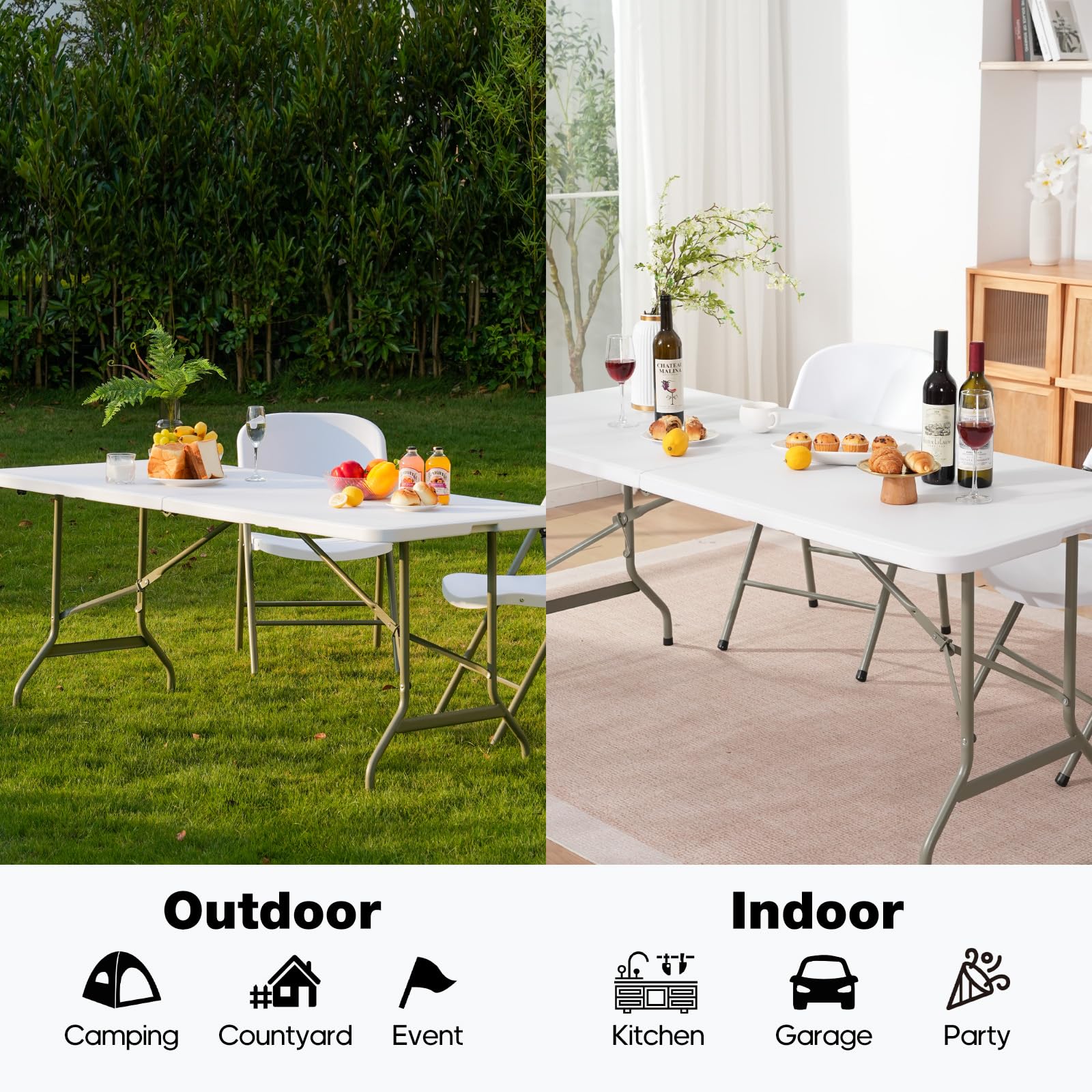 GlowitLian sturdy legs with non-slip feet ensure stability.