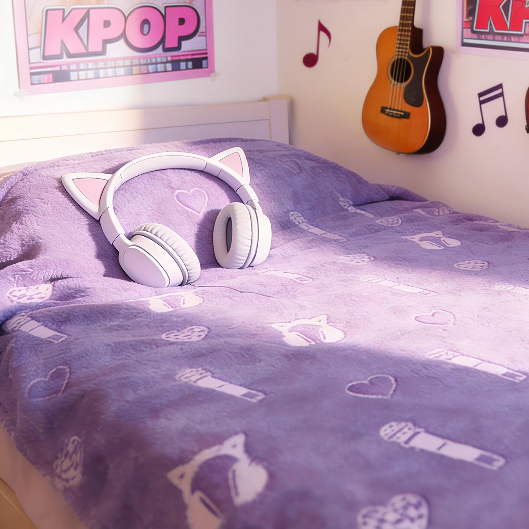 Glowvibe glow design energizes rooms with a playful glow-in-the-dark effect.