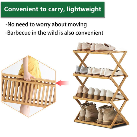 Glsety bamboo rack fits corridors and bedrooms as compact storage.
