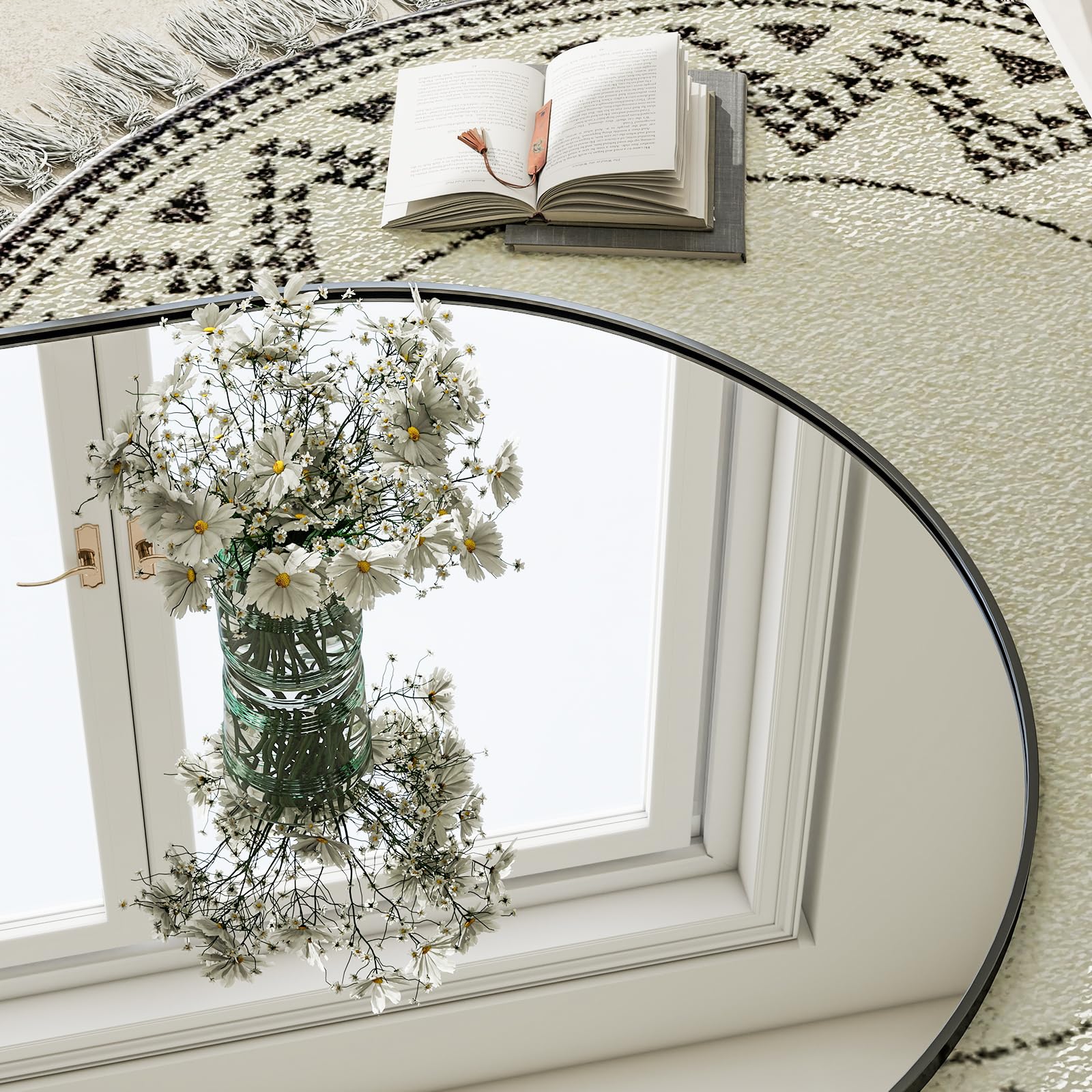 GLSLAND explosion-proof glass delivers clear, durable reflections from any angle.
