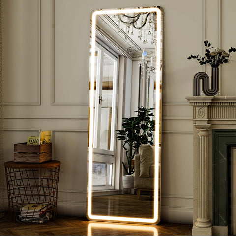 GLSLAND dressing area setup with bright, adjustable lighting for routine preparation