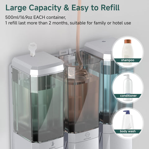 Glumzrk 500ml refillable chamber simplifies restocking.