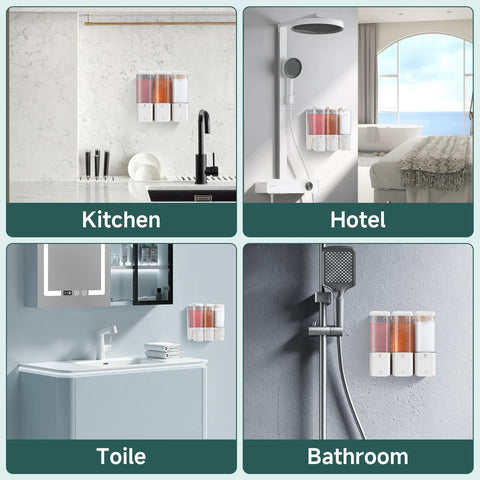 Glumzrk durable ABS design withstands busy hotel showers.