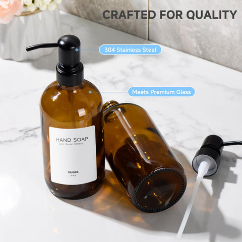 Instant-dry diatomite tray keeps countertops clean and dry with Glumzrk set.