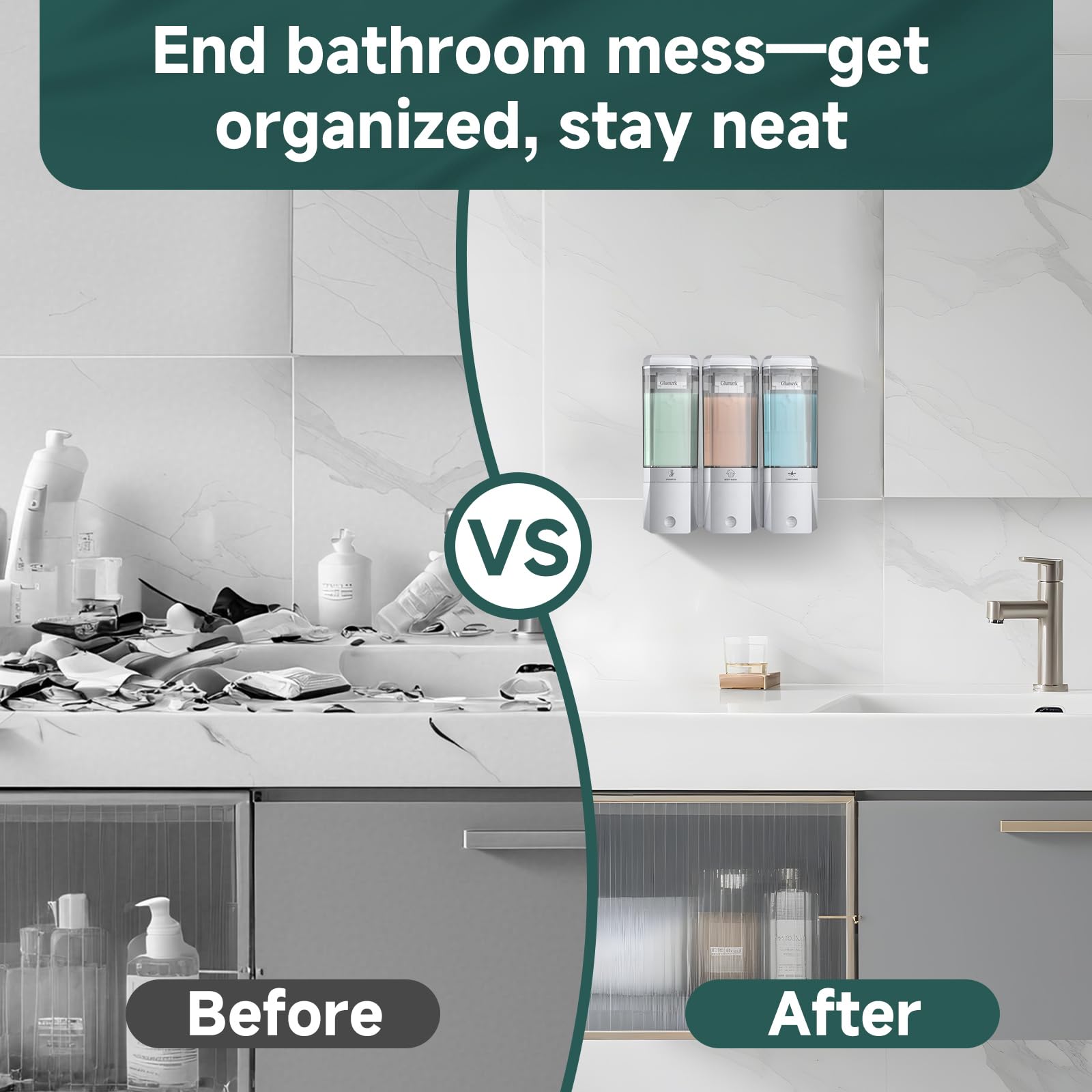 Glumzrk refill system supports easy, less messy reloads.