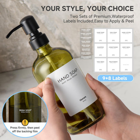 glumzrk stainless steel pump dispensers deliver reliable clog free soap dispensing with fingerprint resistant finish