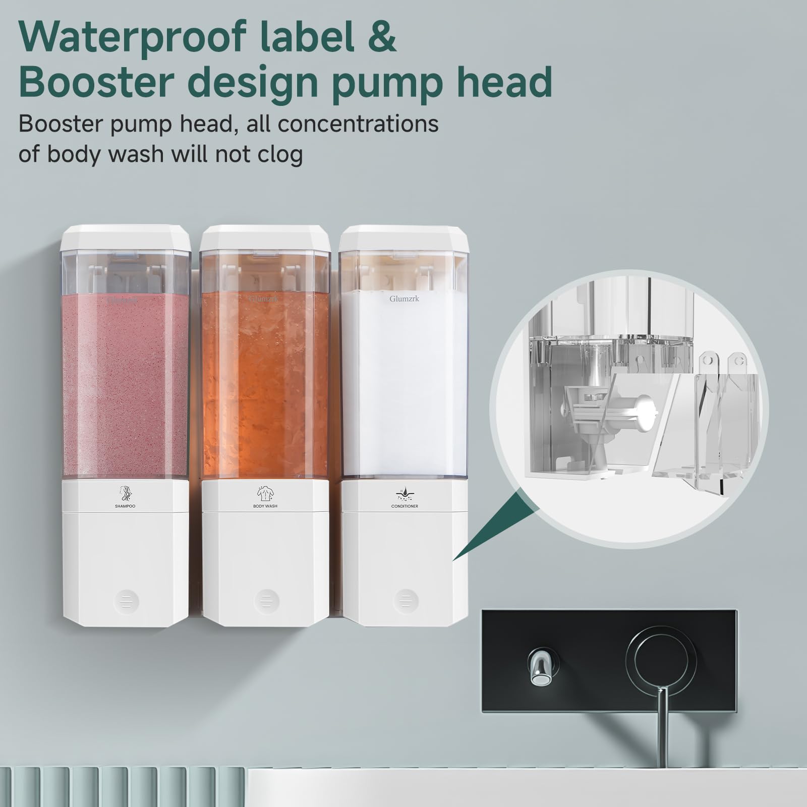Glumzrk simple no-drill installation demonstrates quick setup.