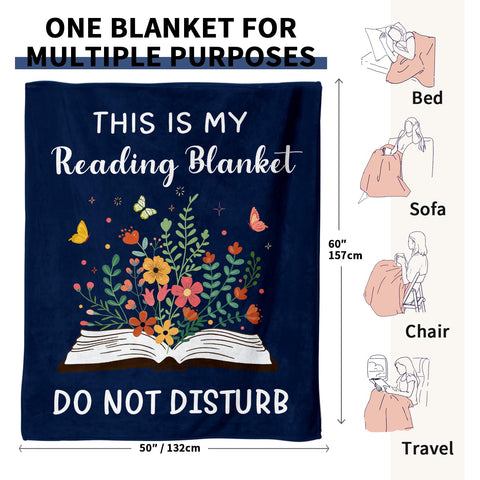 Glydein 50x60 inch reading blanket suitable for sofa and bed use.