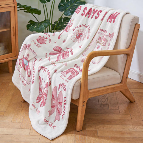 Glydein Christian gift occasions blanket ready for celebrations and keepsakes