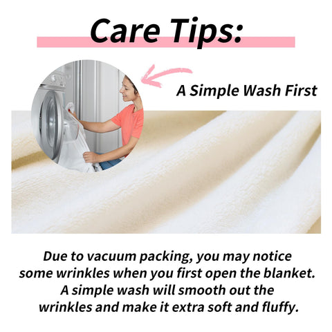 Glydein machine washable Christian blanket, simple care and quick dry