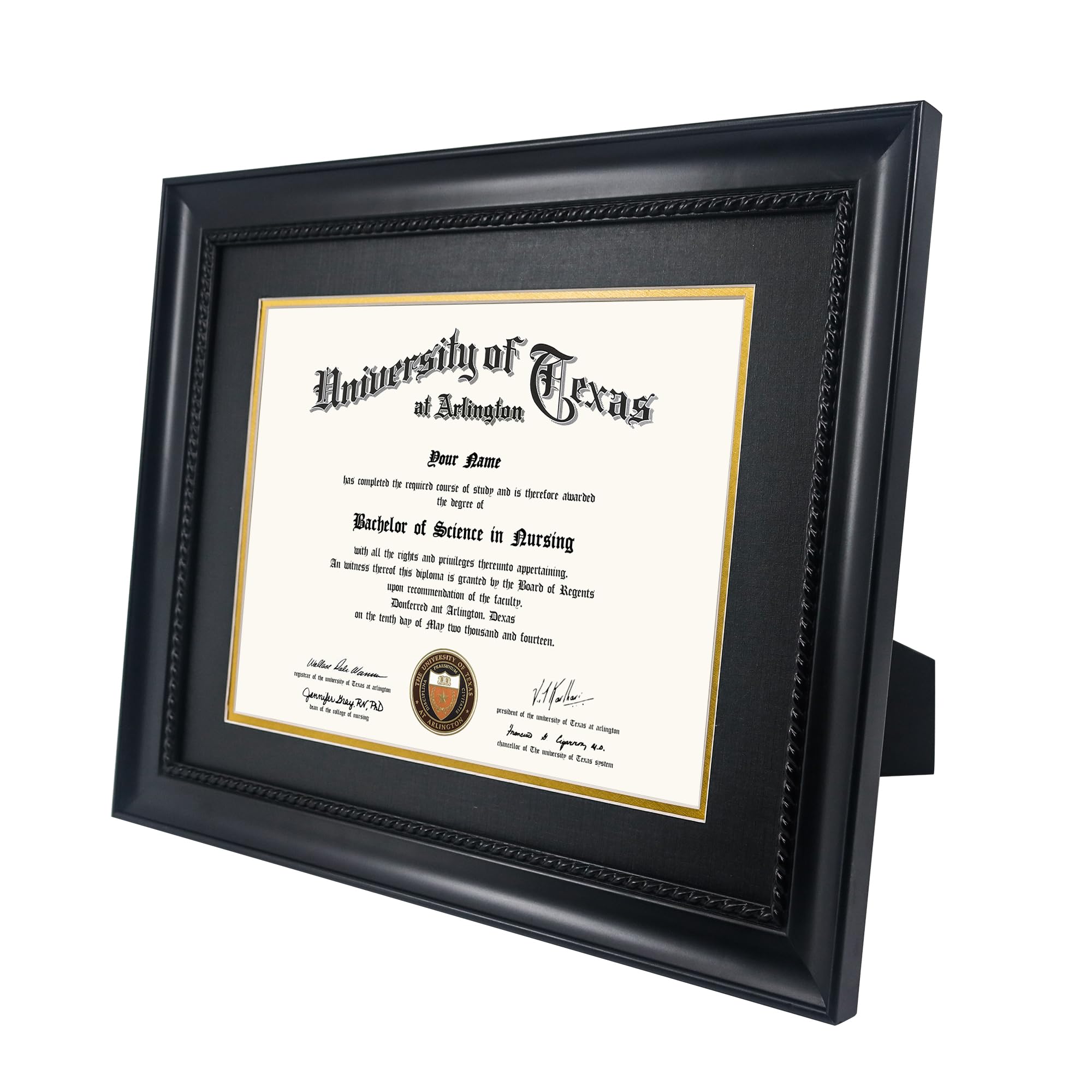 GMFrames 11x14 display without mat offers clean wall presentation.