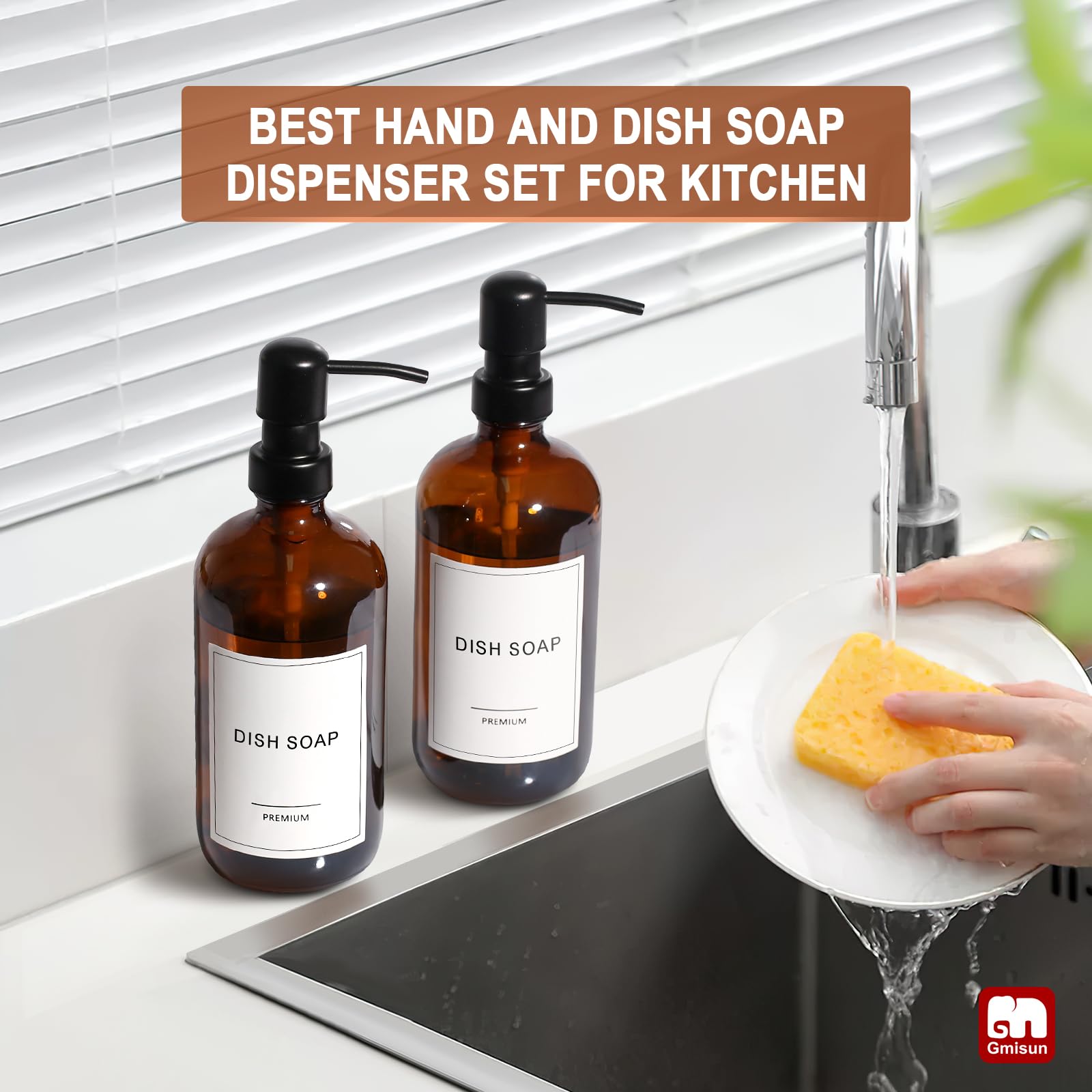 GMISUN four-pack set offers coordinated look for kitchen and bathroom