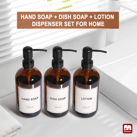GMISUN amber glass bathroom decor idea with classic styling