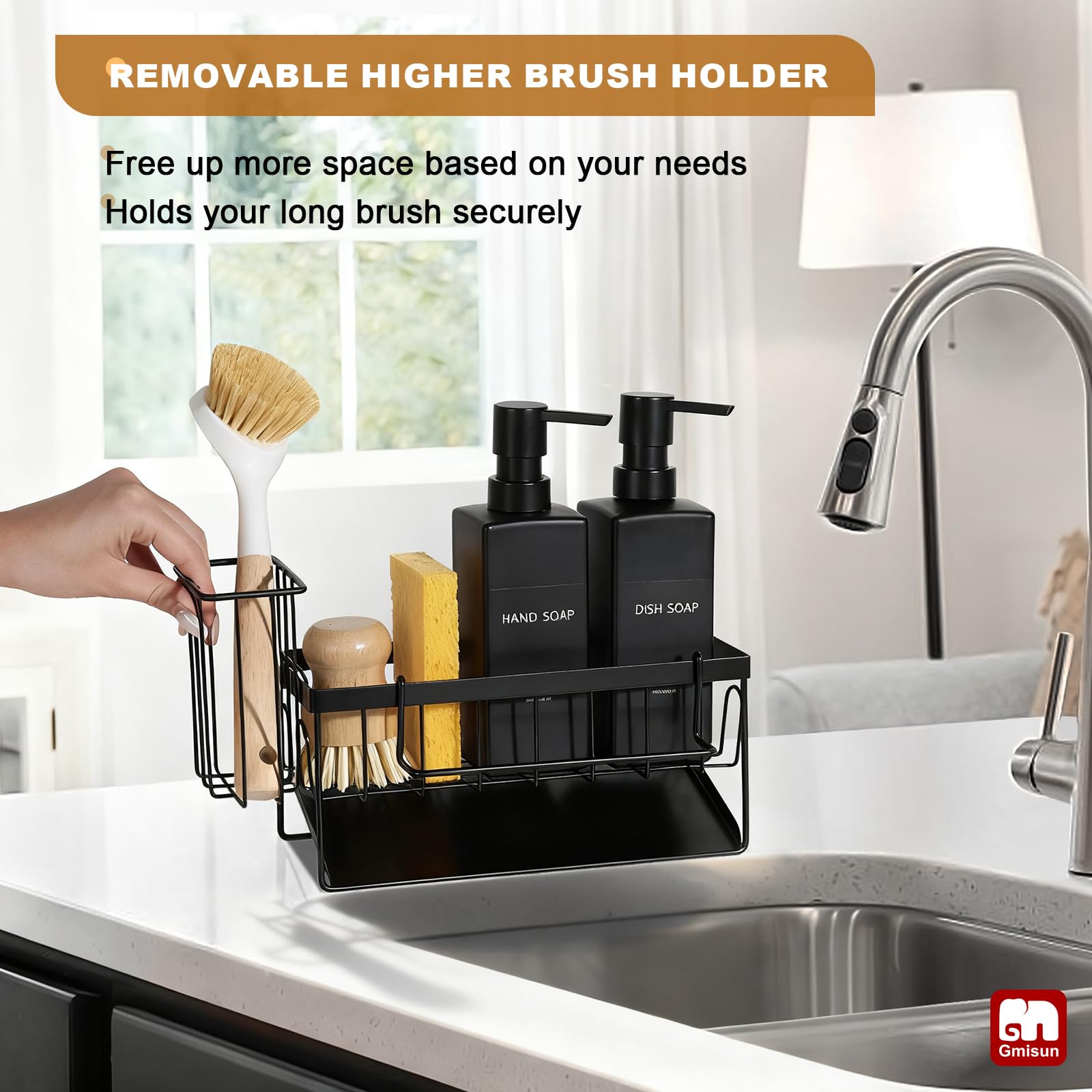 GMISUN automatic drainage base design supports air circulation around sponges.