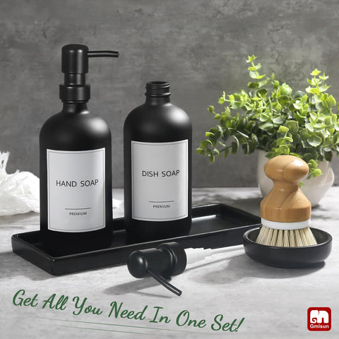 GMISUN refillable soap bottle designed for precise, tidy soap dispenses