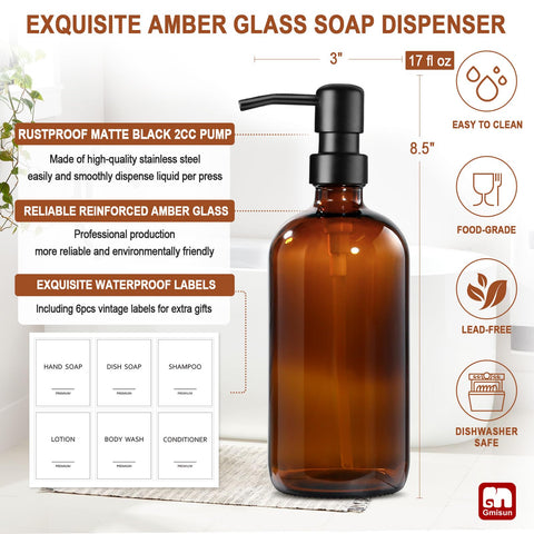GMISUN stainless steel pump provides smooth, leak-free dispensing