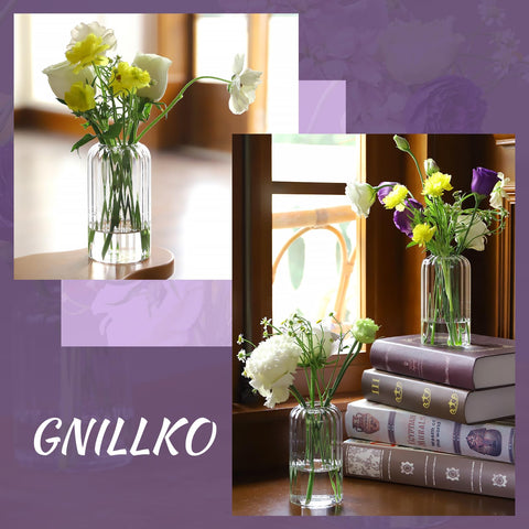 GNILLKO packaging protects vases with foam for safe delivery.