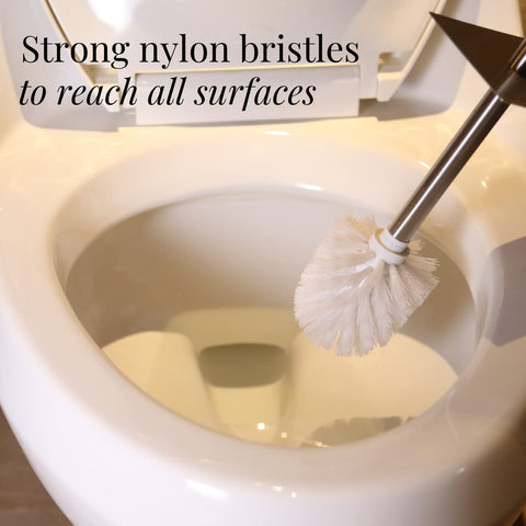 GOBAM all-in-one toilet cleaning set fits standard toilets.