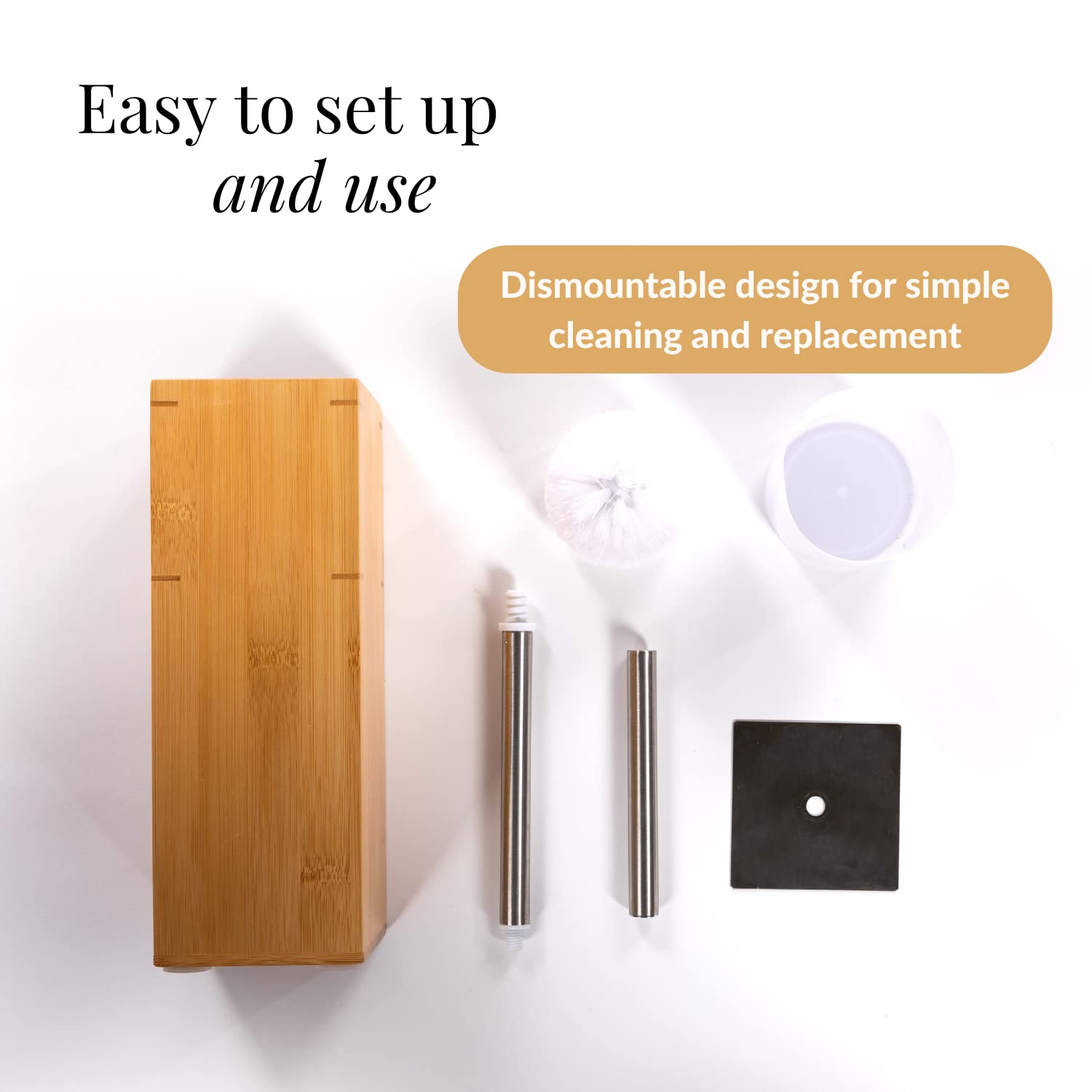 GOBAM modern bathroom design blends in with décor.