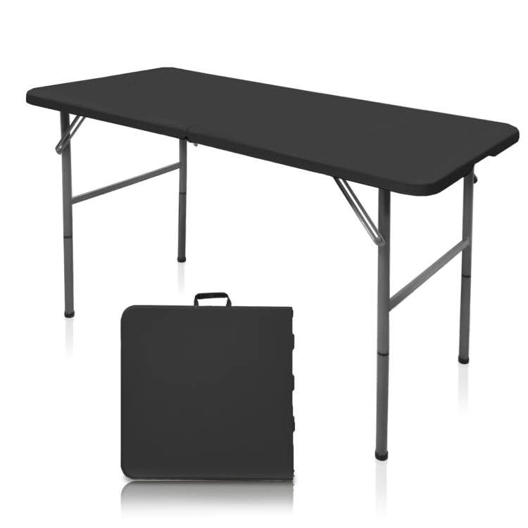 Gocamptoo folding table open setup, sturdy surface for family meals