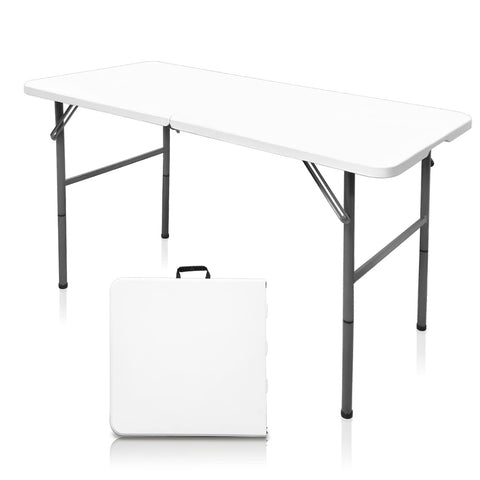 Gocamptoo folding table top provides a generous 48 by 24 inch surface.