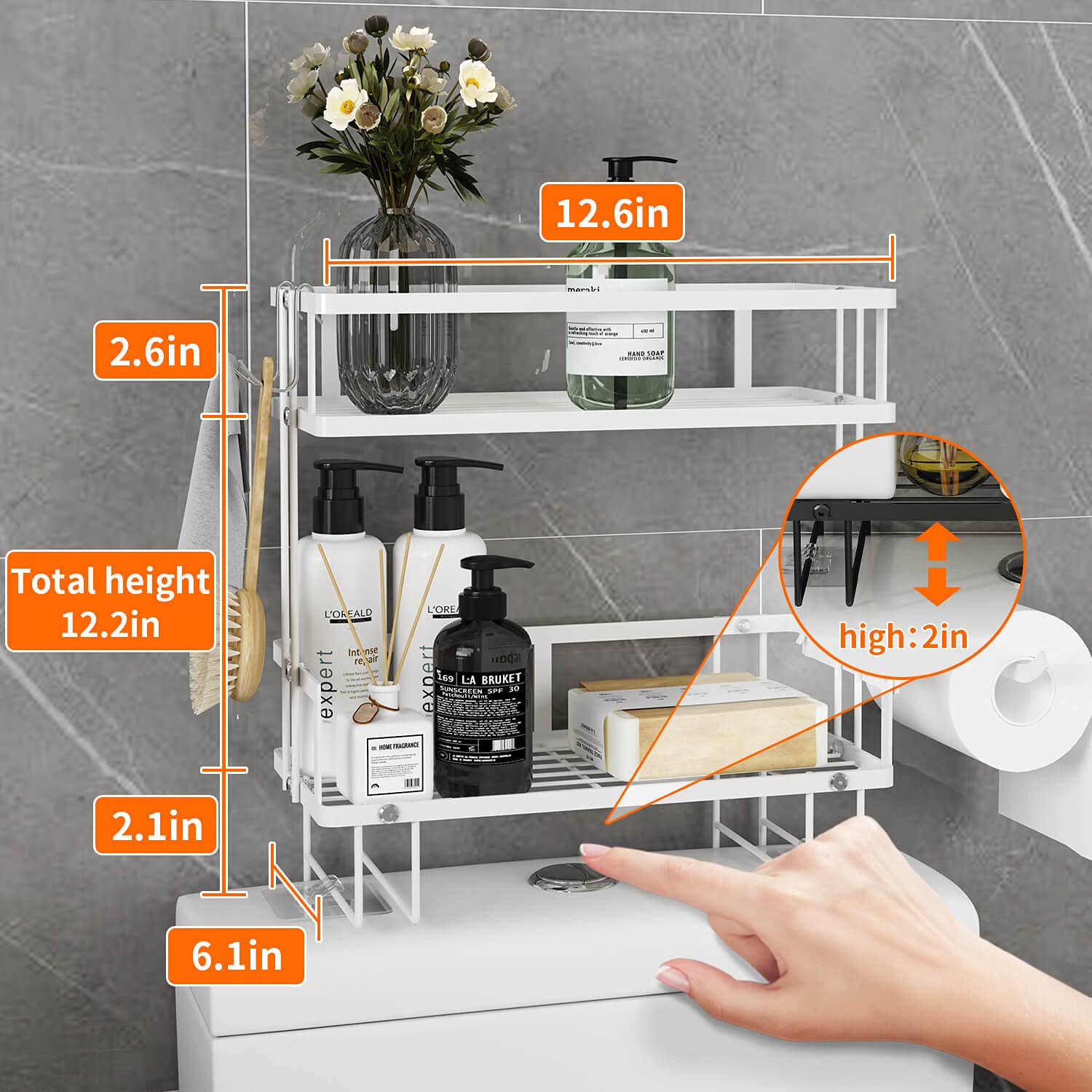 Godboat gift-idea bathroom organizer is a thoughtful present for busy homes.