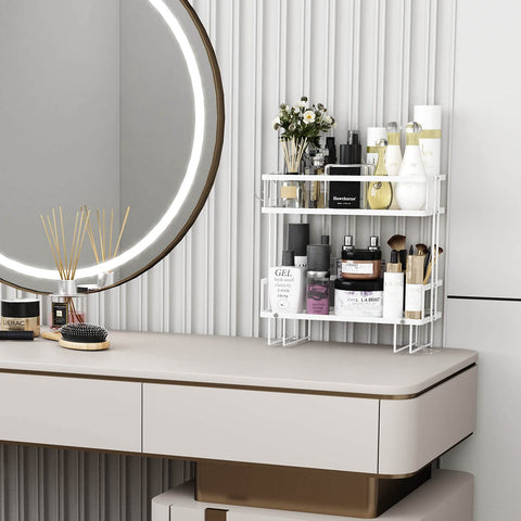 Godboat white bathroom shelves bring a clean, modern look to your space.