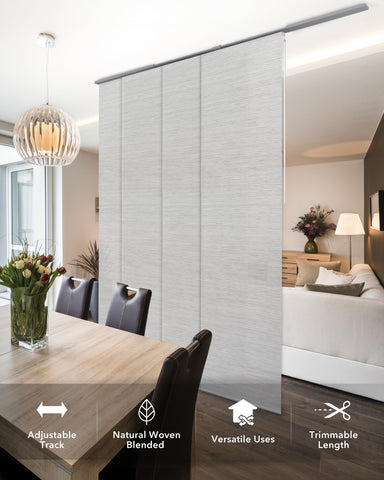 GoDear Design panel-track blinds attachment shows durable panel connections for a clean look.