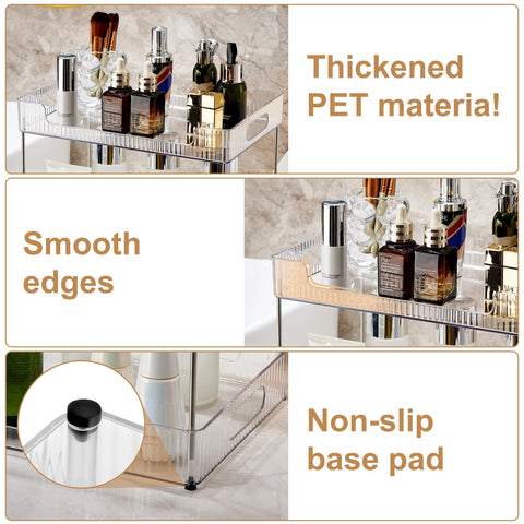 Goderewild fits A4 documents and cosmetics in a compact footprint for tidy surfaces.