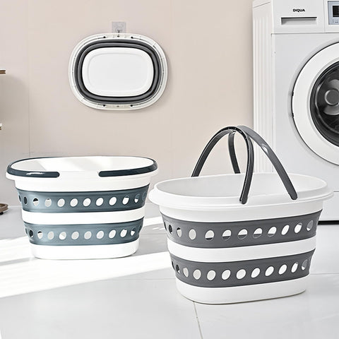 Goderewild laundry basket ventilation holes help fabrics stay fresh.