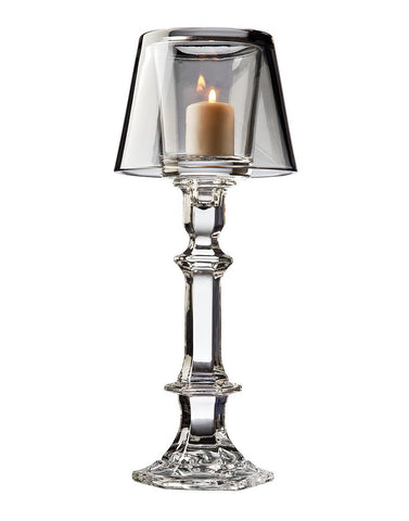 Godinger Villa Marca votive lamp grey in crystal finish for ambient lighting.