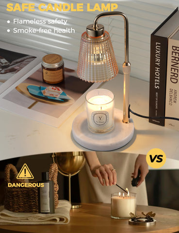 GODONLIF candle warmer lamp dimmable control — tailored brightness for any mood