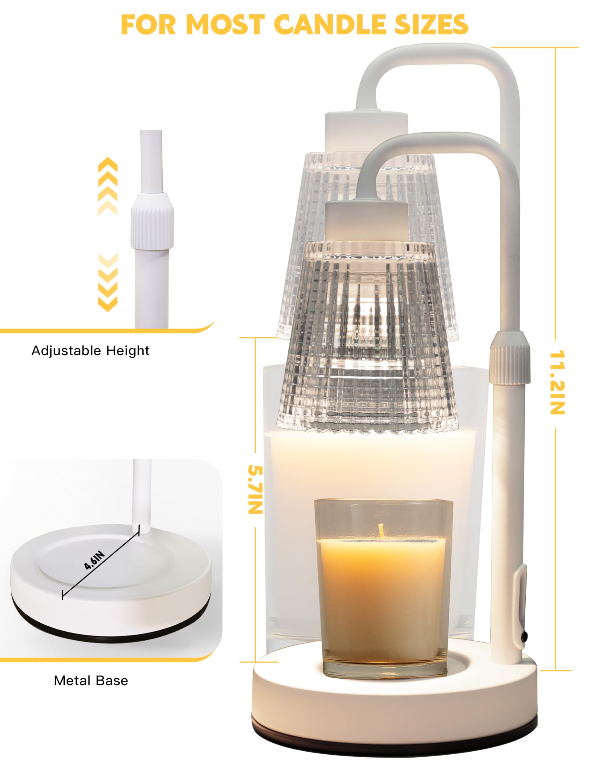 GODONLIF candle warmer lamp no flame safety supports clean, pet-friendly spaces.
