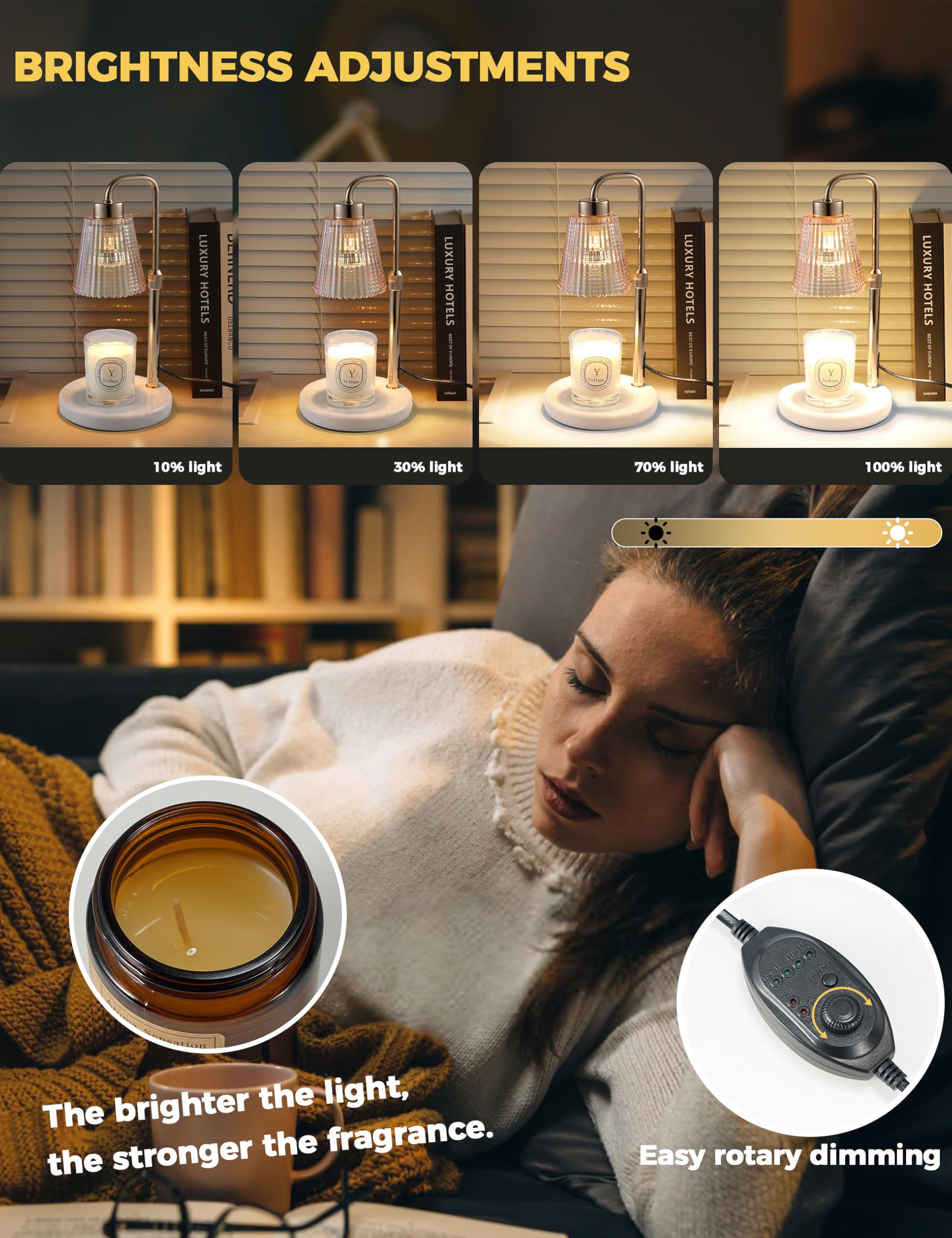 GODONLIF candle warmer lamp timer — fragrance on schedule